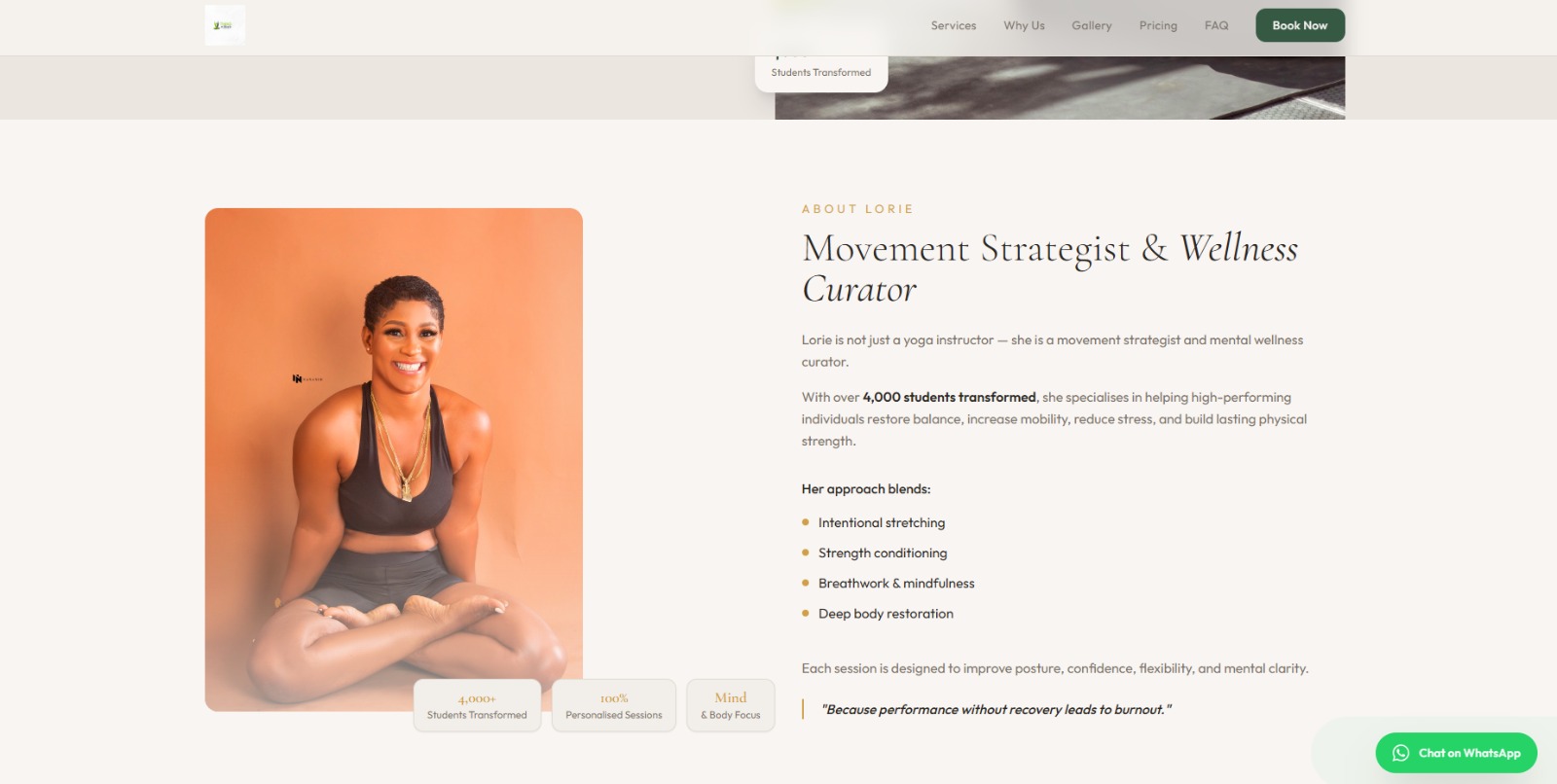 Stretwitlorie Yoga