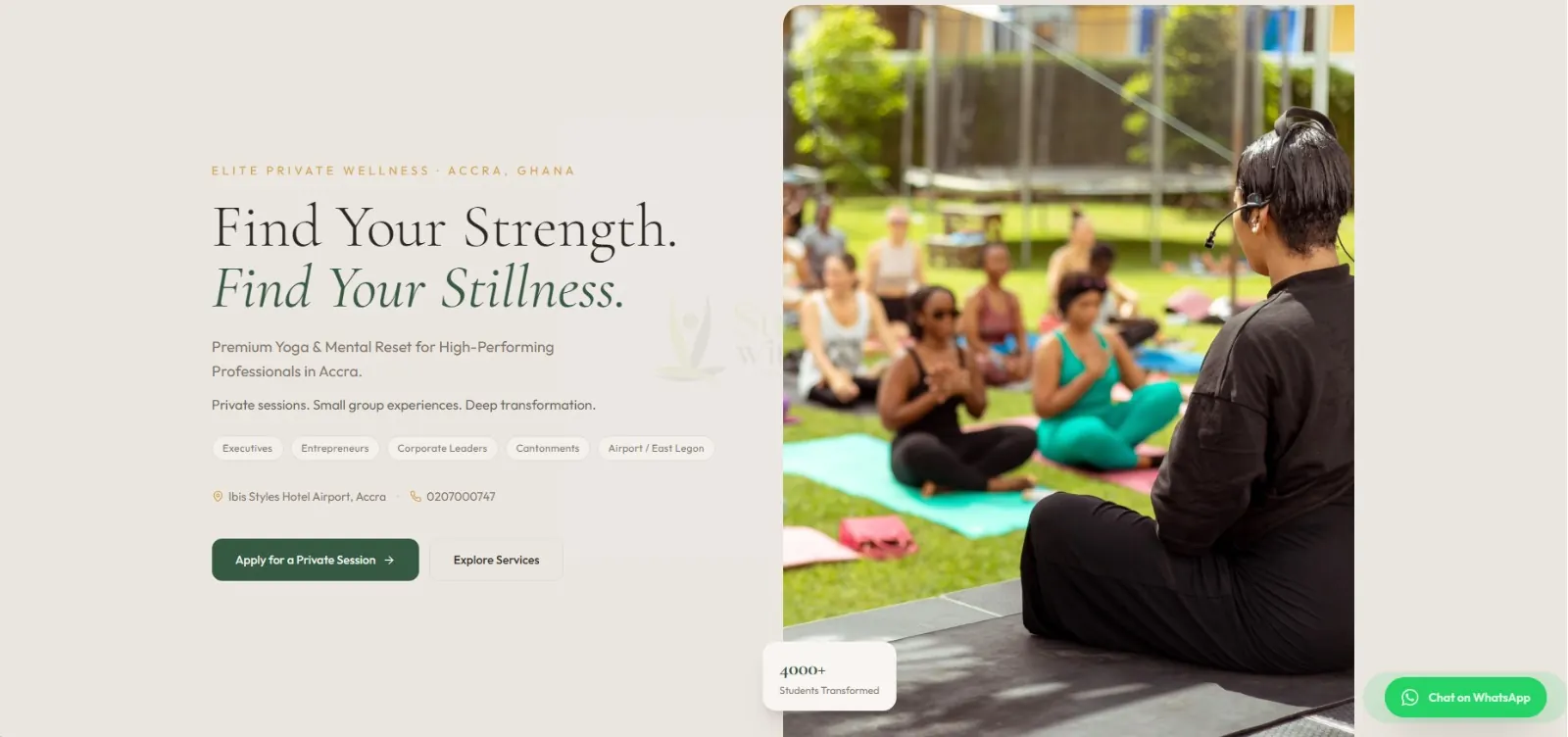 Stretwitlorie Yoga