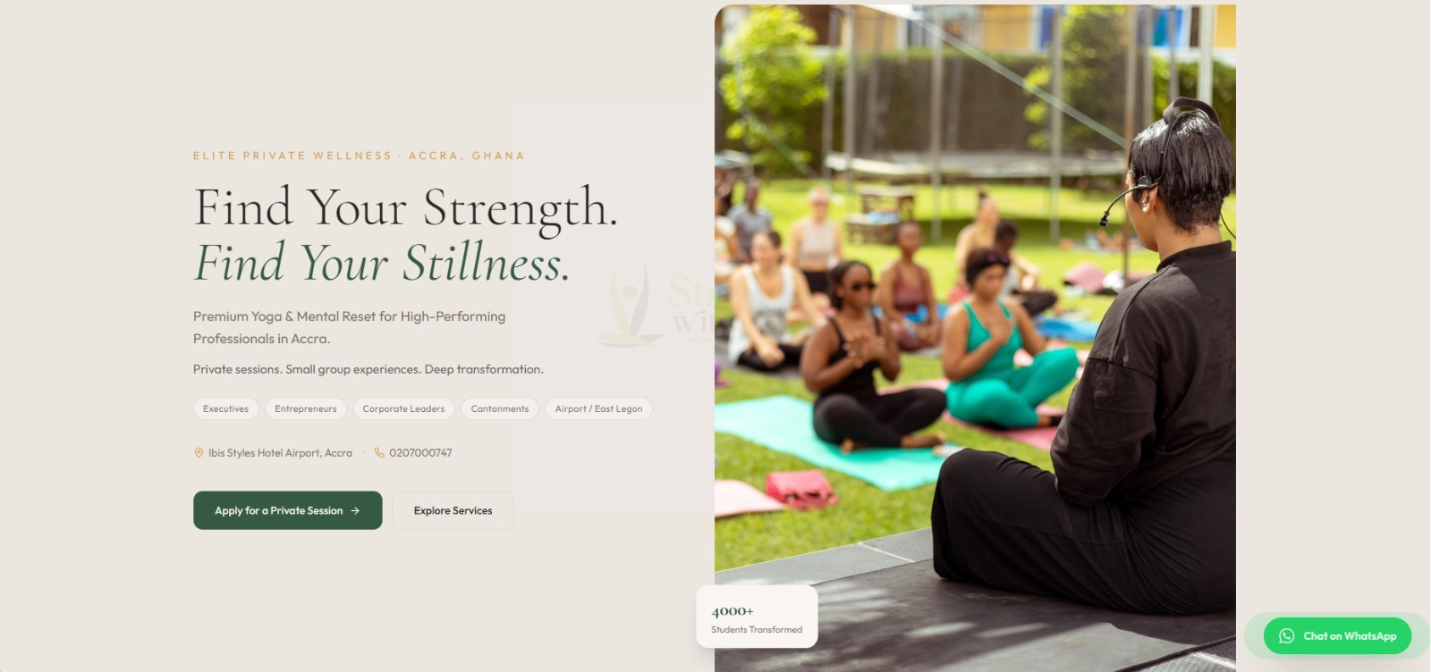 Stretwitlorie Yoga