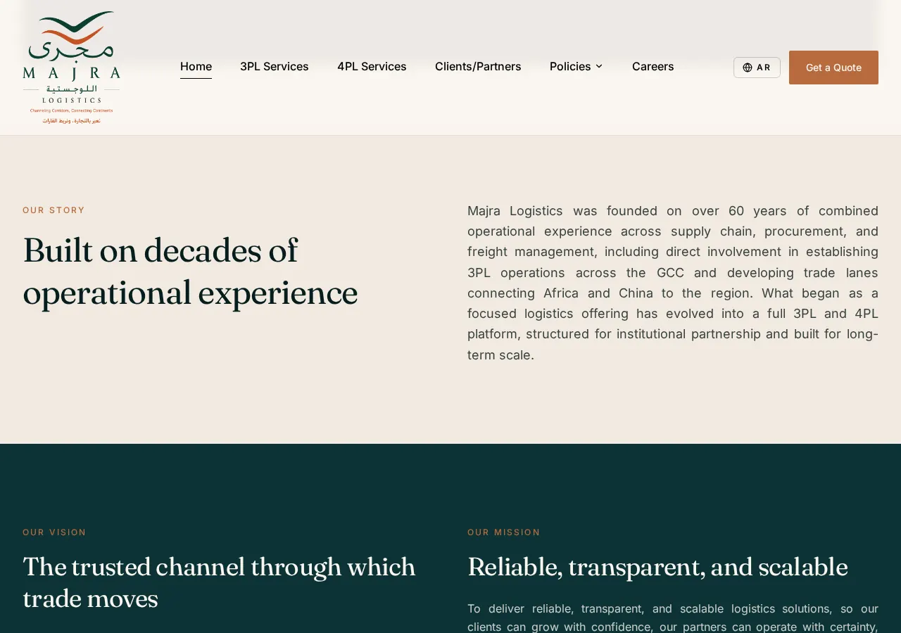 Majra Logistics — Our Story